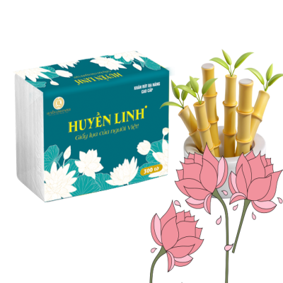 Khăn rút Huyền Linh cao cấp 420 tờ